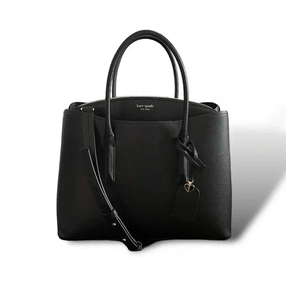 kate spade Handbags - Kate Spade Black Margaux Satchel NWT